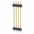 DW-04-14-F-S-1200 - CONN HDR 4POS 0.1 STACK T/H GOLD