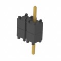 DW-02-07-G-S-200-001 - CONN HDR 2POS 0.1 STACK T/H GOLD