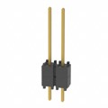 DW-02-09-G-S-200 - CONN HDR 2POS 0.1 STACK T/H GOLD