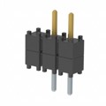 DW-03-07-S-S-200-001 - CONN HDR 3POS 0.1 STACK T/H GOLD