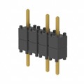 DW-04-07-G-S-200-002 - CONN HDR 4POS 0.1 STACK T/H GOLD