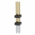 EW-02-13-F-D-400 - CONN HDR 4POS 0.1 STACK T/H GOLD