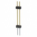 EW-02-14-L-S-900 - CONN HDR 2POS 0.1 STACK T/H GOLD