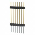 EW-07-14-L-S-900 - CONN HDR 7POS 0.1 STACK T/H GOLD