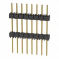 EW-08-12-G-S-500 - CONN HDR 8POS 0.1 STACK T/H GOLD