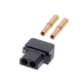 M80-8980205 - CONN RCPT 2P CRIMP 24-28AWG GOLD