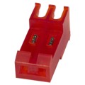 640601-2 - CONN RCPT 2P IDC 22AWG TIN-LEAD