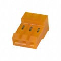 640426-3 - CONN RCPT 3POS IDC 18AWG TIN