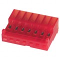 643813-7 - CONN RCPT 7P IDC 22AWG TIN-LEAD