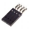 103975-3 - CONN RCPT 4POS IDC 22-26AWG GOLD