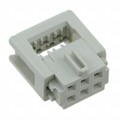 09185065803 - CONN RCPT 6POS IDC 26-28AWG GOLD