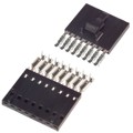 103957-7 - CONN RCPT 8POS IDC 22-26AWG GOLD