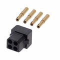M80-8890405 - CONN RCPT 4POS CRIMP 22AWG GOLD