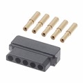 M80-8980505 - CONN RCPT 5P CRIMP 24-28AWG GOLD