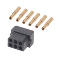 M80-8890605 - CONN RCPT 6POS CRIMP 22AWG GOLD