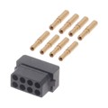 M80-8890805 - CONN RCPT 8POS CRIMP 22AWG GOLD