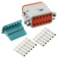 AT06-12SA-KIT01 - CONN PLUG 12POS CRIMP 16-18AWG