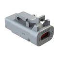 ATM06-2S-R120GRY - 2-WAY PLUG, 120 OHM, 1/2W, GRAY,