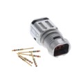 D369-MP66-NP1 - 6 WAY,SHIELDED PLUG, CRIMP, PIN
