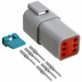 AT04-6P-KIT01 - CONN RCPT 6POS CRIMP 16-18AWG