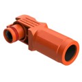 ATHP061RS08NN-50-ORG - 8MM STRAIGHT RECEPTACLE, ORANGE