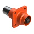 ATHP041P08NN-35-ORG - 8MM RIGHT ANGLE PLUG, ORANGE
