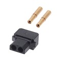 M80-8990205 - CONN RCPT 2POS CRIMP 22AWG GOLD
