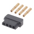 M80-8980405 - CONN RCPT 4P CRIMP 24-28AWG GOLD