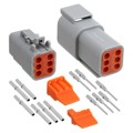 ATM6PS-CKIT - CONN PLUG&amp;RCPT 6P CRIMP 16-22AWG