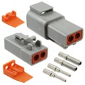 ATP2PS-CKIT - CONN PLUG&amp;RCPT 2P CRIMP 12-14AWG