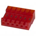 3-643819-6 - CONN RCPT 6POS IDC 22AWG TIN
