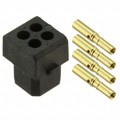M80-8440445 - CONN RCPT 4P CRIMP 24-28AWG GOLD