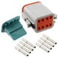 AT06-08SA-KIT01 - CONN PLUG 8POS CRIMP 16-18AWG
