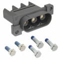 EV1-62R-3SB - CONN RCPT 3POS SCREW SILVER