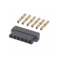 M80-8450645 - CONN RCPT 6P CRIMP 24-28AWG GOLD