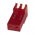 640606-2 - CONN RCPT 2P IDC 22AWG TIN-LEAD