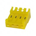 644470-4 - CONN RCPT 4P IDC 20AWG TIN-LEAD