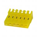 640605-6 - CONN RCPT 6P IDC 20AWG TIN-LEAD