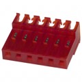 640606-6 - CONN RCPT 6P IDC 22AWG TIN-LEAD