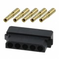 M80-8450545 - CONN RCPT 5P CRIMP 24-28AWG GOLD