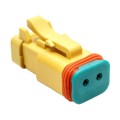 AT06-2S-R120YEL - CONN PLUG 2POS CRIMP 14-20AWG