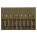 CHG-1009-001010-KCP - CONN RCPT 9POS IDC 26-28AWG GOLD