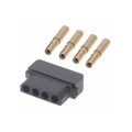 B5740-104-F-D-2 - 4 POS. FEMALE SIL 22AWG CABLE CO