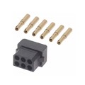 B5740-206-F-D-2 - 3+3 POS. FEMALE DIL 22AWG CABLE