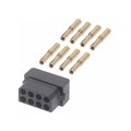 B5740-208-F-C-2 - 4+4 POS. FEMALE DIL 24-28AWG CAB