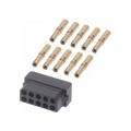 B5740-210-F-C-2 - 5+5 POS. FEMALE DIL 24-28AWG CAB