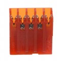 641237-5 - CONN RCPT 5POS IDC 22AWG GOLD