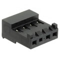 644383-4 - CONN RCPT 4P IDC 22AWG TIN-LEAD