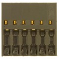 CHG-1006-001010-KCP - CONN RCPT 6POS IDC 26-28AWG GOLD