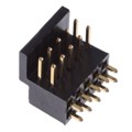 65461-019LF - CONN HEADER R/A 10POS 2.54MM